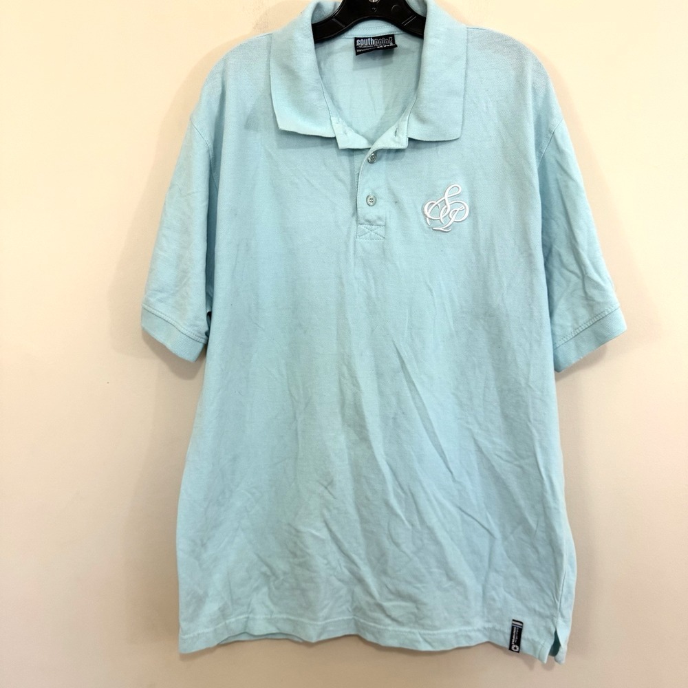 Lot of 2 Vintage Y2K Southpole S/S Logo Streetwear Hip Hop Polo Shirt Size XXL - Picture 2 of 11
